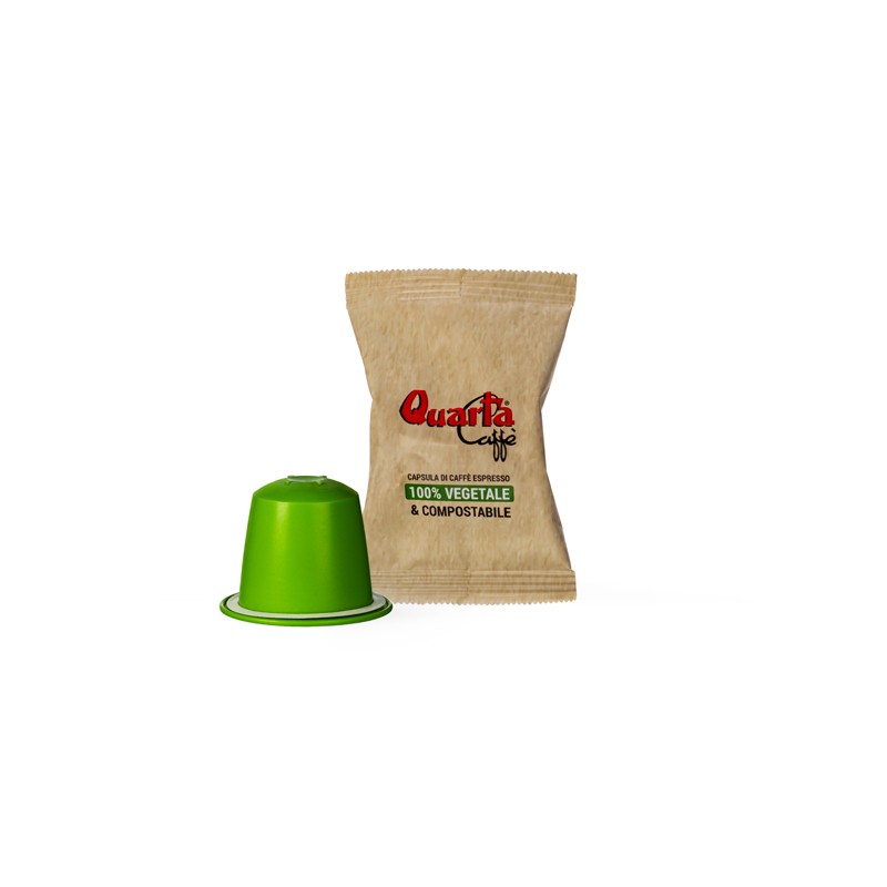 Quarta Caffè 100% Vegetable & Compostable Capsules | 50pcs