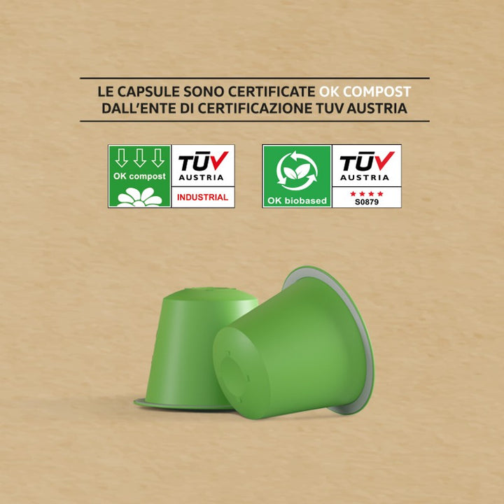 Quarta Caffè 100% Vegetable & Compostable Capsules | 50pcs