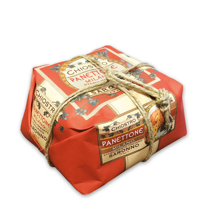 Chiostro di Saronno Classic Panettone Rustico Andina, Hand-wrapped  | 750gr