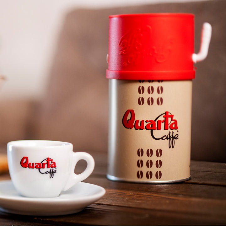 Quarta Caffè Dispenser with AVIO ORO blend | ground 250g