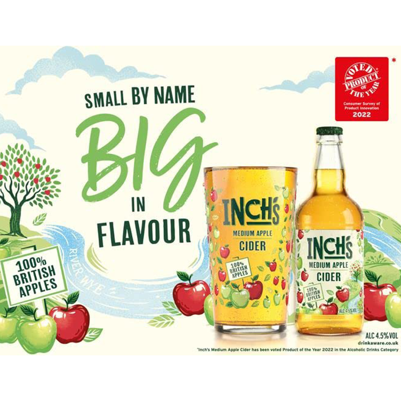 Inch's Apple Cider | 12 x 500ml