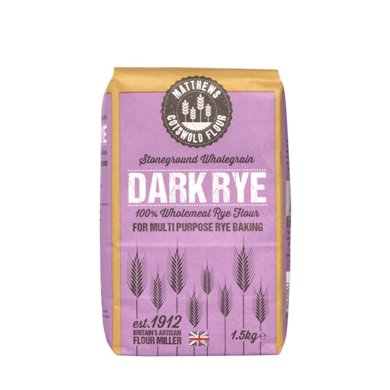 Matthews Cotswold Flour Stoneground Wholegrain Dark Rye Flour | 1.5kg