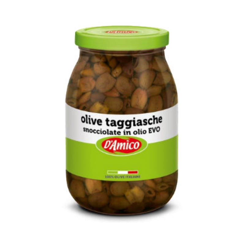 Pitted Taggiasca Olives in EVO oil | 1kg