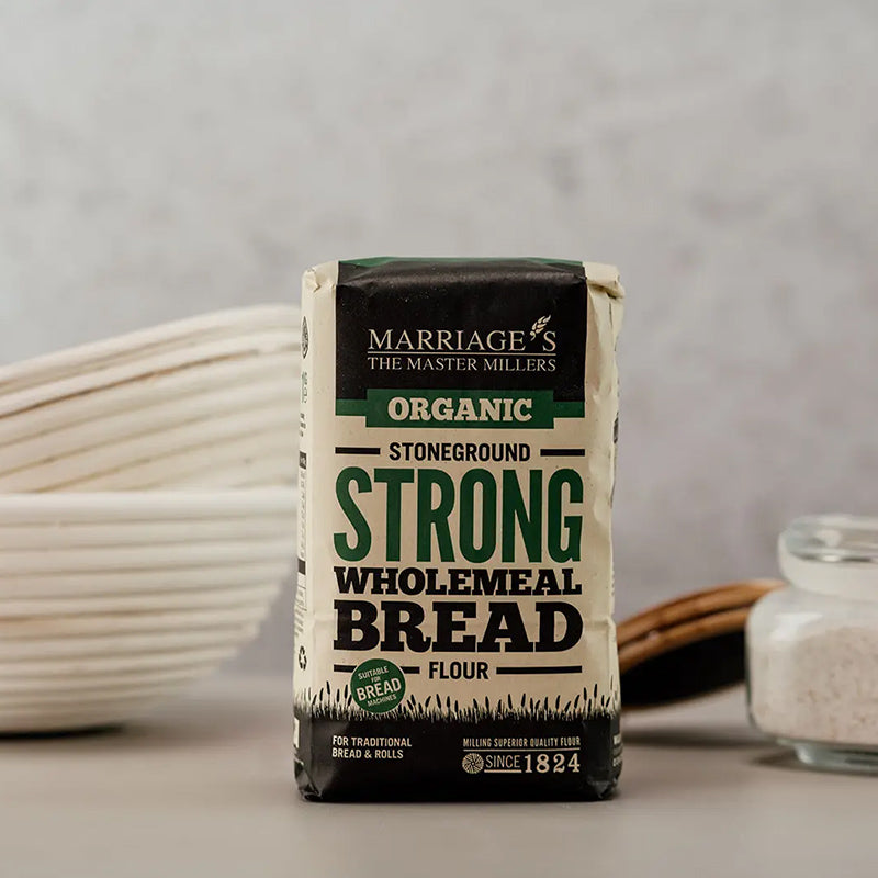 Organic Strong Stoneground Wholemeal Bread Flour | 1kg