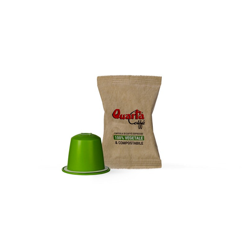 Quarta Caffè 100% Vegetable & Compostable Capsules | 10pcs