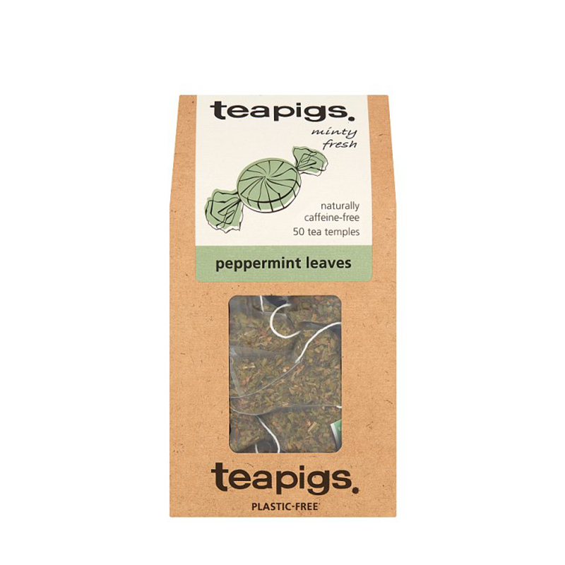 Teapigs Peppermint Leaves 50 Biodegradable Tea Temples