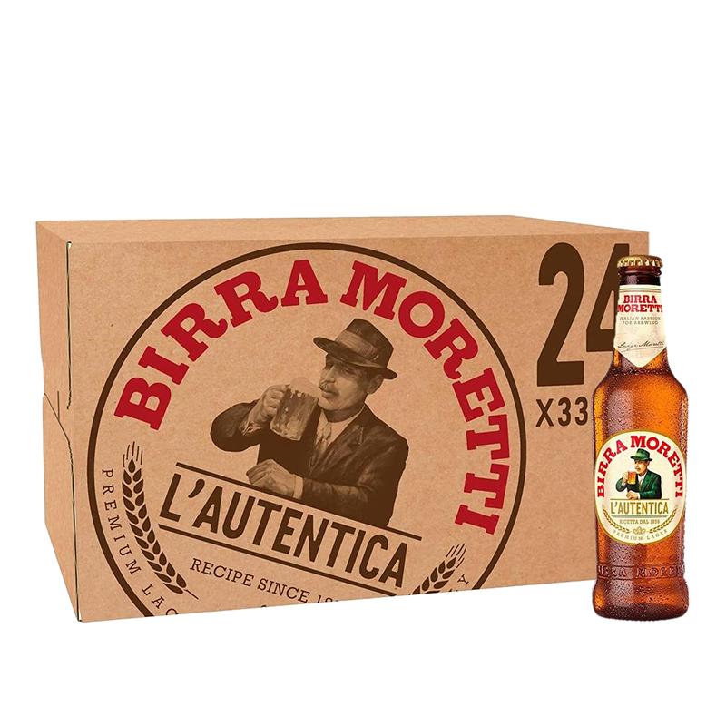 Birra Moretti Premium Lager | Case of 24 x 330ml