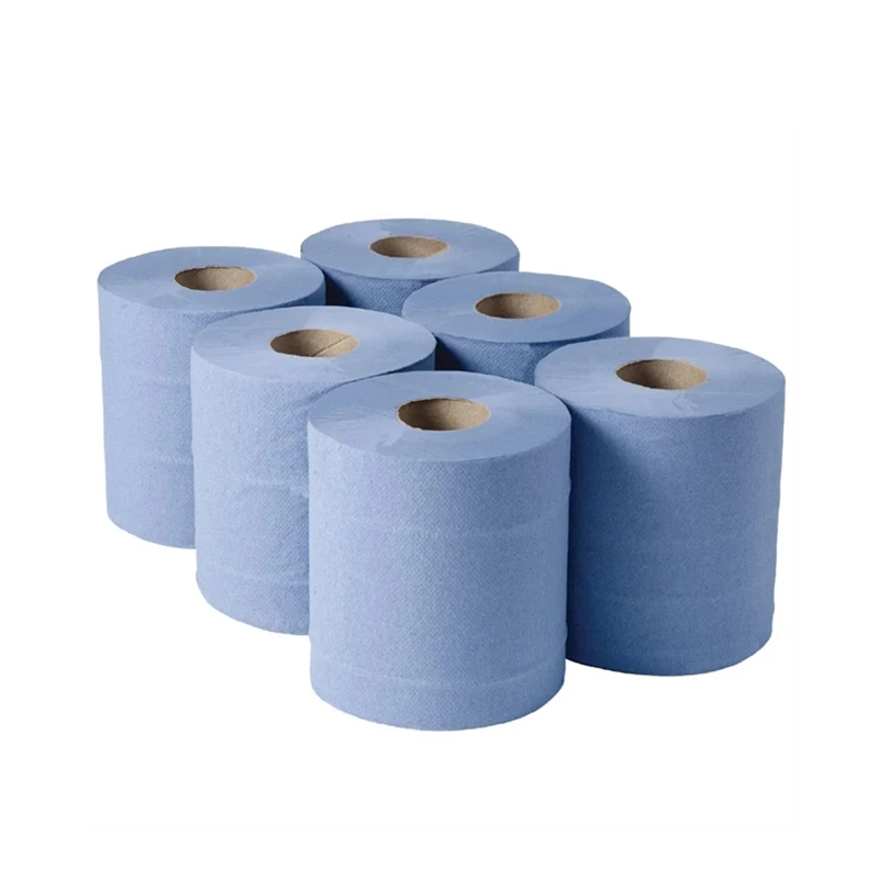 Blue Centrefeed 2 Ply Rolls | Pack of 6