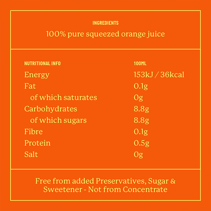 Eager Smooth Orange Juice | 1L