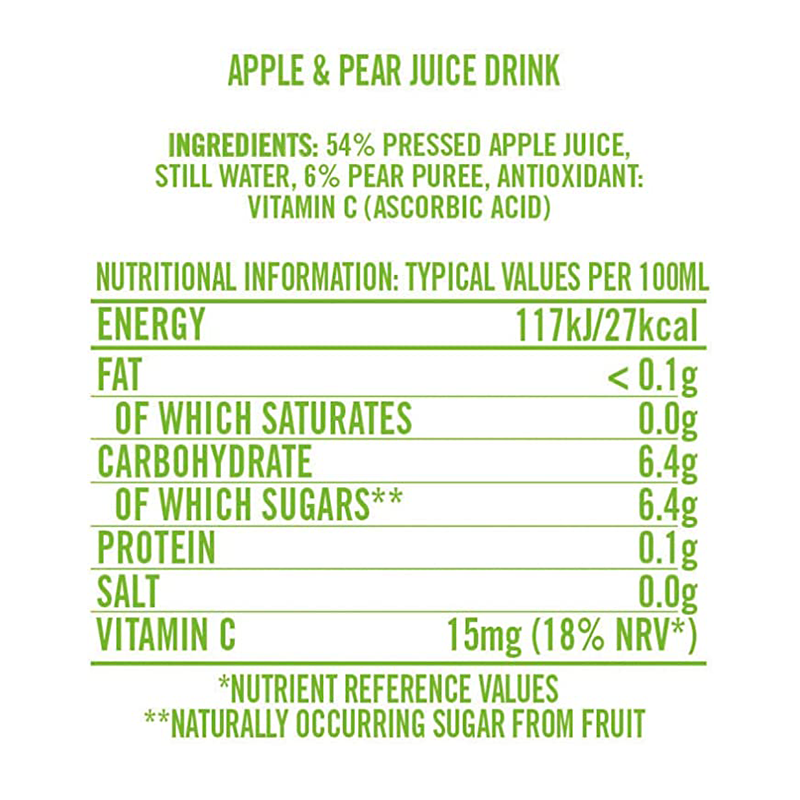 Cawston Press Apple & Pear Juice | Pack of 18 x 200ml