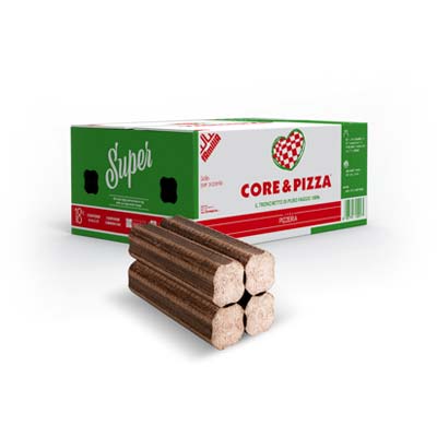 CORE & PIZZA 'Super' beech briquette | 18kg box